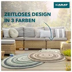 Karat Karat Wohnteppich   Zoe   Beige-Grau