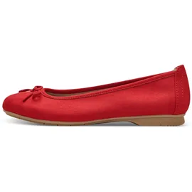 Jana Damen Ballerinas Elegant Vegan, Rot 39 EU
