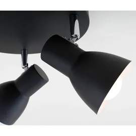 Briloner Deckenleuchte Cup 3-flammig Schwenkbar E14 Fassung Schwarz