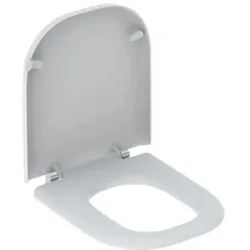 Geberit WC-Sitz RENOVA COMFORT barrierefrei, antibakteriell, eckig weiß