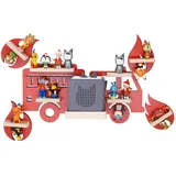 BOARTI Kinderregal Feuerwehr rot