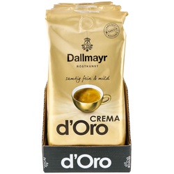 Dallmayr Crema dOro ganze Kaffeebohnen 1 kg, 4er Pack
