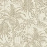 Rasch Textil Vliestapete Botanisch 10,05 m x 0,53 m 300 g Gold 832549