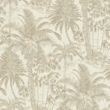 Rasch Textil Vliestapete Botanisch 10,05 m x 0,53 m 300 g Gold 832549