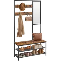 VASAGLE HSR415B01 Schuhbank 35 x 98 x 180 cm