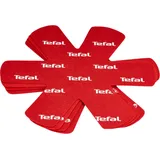 Tefal K22030 Pfannenschoner 4er-Set 4 Teile, rot / weiß (Kochgeschirr)