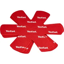 Tefal K22030 Pfannenschoner 4er-Set 4 Teile, rot / weiß (Kochgeschirr)