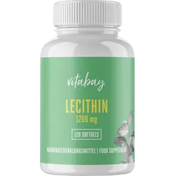Lecithin 1200 mg Sojalecithin + Vitamin E Vegan 120 ST