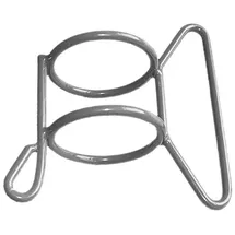 Eduplay 160072 Mastgriff, Zubehör für Sonnenschutz Sonnensegel, grau