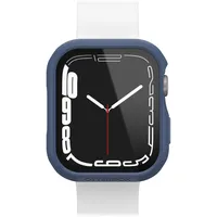 Otterbox Eclipse Bumper mit integrierter Displayschutzglas für Apple Watch Series 9/8/7 - 45mm, gehärtetes Glas, stoßfeste, sturzsichere und schlanke Schutzhülle für Apple Watch, Dunkelblau