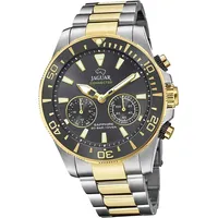 Jaguar Edelstahl silber gold Connected Armbanduhr UJ889/4