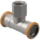 Geberit Mapress Therm T-Stück mit Innengewinde D 88,9mm, Rp 2", D1 88,9mm 41334