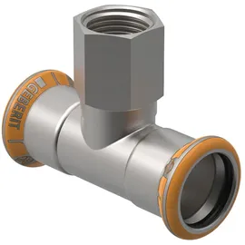 Geberit Mapress Therm T-Stück mit Innengewinde D 88,9mm, Rp 2", D1 88,9mm 41334