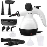 gloil Tragbarer Dampfreiniger, Haushaltsdampfreiniger, Mehrzweck-Dampfreiniger mit 10 Zubehörteilen für Teppiche, Vorhänge, Sofas, Küchen, Bäder und mehr.