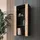 komodee Hängende Vitrine Tivoli Vertical 50 x 29 x 100 cm Schwarz
