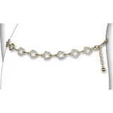Bernd Götz Kettengürtel BERND GÖTZ "Kettengürtel schmücken die Taille mal ganz ohne Leder", Damen, Gr. S1, gold, Metall, Gürtel