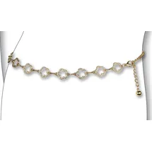 Bernd Götz Kettengürtel BERND GÖTZ "Kettengürtel schmücken die Taille mal ganz ohne Leder", Damen, Gr. S1, gold, Metall, Gürtel