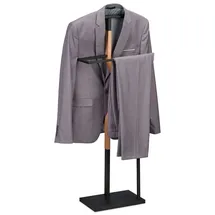 Relaxdays Herrendiener Freistehend Hellbraun