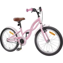 vidaXL Kinderfahrrad 18 Zoll RH 0 cm Hellrosa