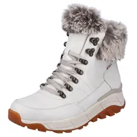 Rieker Winterboots Hightop Sneaker, Schnürboots, Winterschuh mit Lammwollfutter Gr. 37, offwhite, , 66620600-37