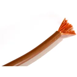 100m H07V-K 10mm2 PVC Aderleitung flexibel 1x10,0 braun