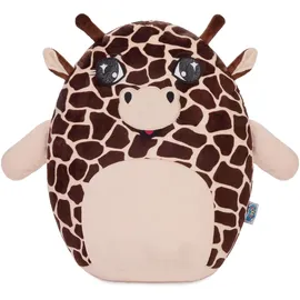 squishbrubies Gigi die Giraffe - 35 cm Kuscheltier - Superweiches Stofftier - Plüschtier zum Kuscheln, Verschenken und Sammeln - Braun und Beige - Braun/Beige
