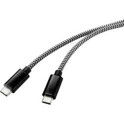 Renkforce USB 2.0 Anschlusskabel [1x USB-CTM Stecker - 1x USB-CTM Stecker] 3.00 m USB-IF zertifiziert