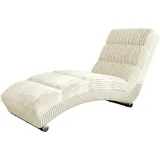 Mirjan24 Relaxliege, Creme, Textil, 1-Sitzer, Rechteckig, 62x84x180 cm, Wohnzimmer, Sessel, Relaxliegen