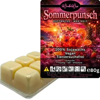 WonderWax Duftwachs Wax Melts für Duftlampe, 6 Würfel Duftmelt Wachsmelt Sojawachs Duftwachs Würfel für Raumdüfte, Wachs Duftöl Winter Indoor Schmelzen für Aromalampe Sommerpunsch