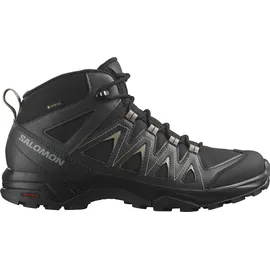 Salomon X Braze Mid GTX Herren Black/Phantom/Vintage Khaki 48