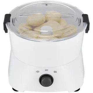 Kartoffelschälmaschine, Elektrischer Kartoffelschäler Profi-Gemüseschäler Schälen von 0.8 KG mit Klinge und Dörrkorb Antirutsch-Füßen ür Küche/Restaurant