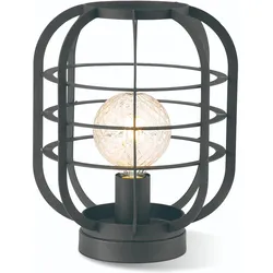 Tischlampe / Bodenlampe für LED Filament Stableuchte - schwarz - E27 - 30cm