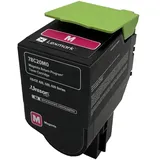 Lexmark Original Toner 78C20M0  Farbe: Magenta ca. 1.400 Seiten für CS 421 | 521 | 622 Serien und CX 421 | 522 Serien