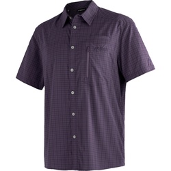 Maier Sports Mats Short Sleeve grey check (M19578) 48