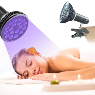  ﻿ Gesichtsbräuner Solarium Für Zuhause Bräunungslampe, 54W Sonnenlampe Bräunungslampe für Gesicht und Körper, Einschließlich Schutzbrille,Gesichtsbräunung Tageslicht für zu Hause (A)