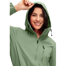 Maier Sports Parka MAIER SPORTS "ArorA Loop W", Damen, Gr. 40, grün (heugrün), 100% Polyester, Jacken Parka, Damen Jacke wasserdicht, Outdoorjacke, 3 Taschen außen + Innentasche
