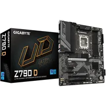 Gigabyte Z790 D Motherboard - Unterstützt Intel Core 14. Generation CPUs, 12+1+1 Phasen, bis zu 7600MHz DDR5, 3xPCIe 4.0 M.2, 2.5GbE LAN, USB 3.2 Gen 2