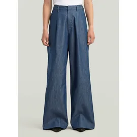G-Star Fluid Wide Leg Hose - Dunkelblau - Damen, - 29