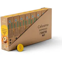 Tchibo Cafissimo Espresso Toasted Nut Kaffeekapseln Rösthaselnuss, 80 Stück