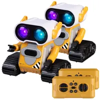 Playtastic 2er-Set Kinder-Spielzeugroboter, ferngesteuert und wiederaufladbar