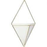 Umbra Trigg 23 x 10 x 38 cm weiß/messing