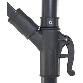Beliani Ampelschirm Ø 300 cm Sandbeige