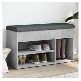 vidaXL Schuhbank 82 x 45,5 x 32 cm grau / betongrau