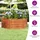 vidaXL Hochbeet Rostig 129 x 129 x 45 cm Cortenstahl