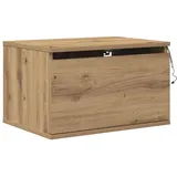vidaXL Wandmontierter Nachtschrank mit Artisan-Eiche 50 x 36 x 30 cm