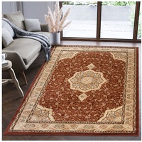 Orientteppich Oriente Teppich - Traditioneller Teppich Orient Braun, Mazovia, 140 x 190 cm, Geeignet für Fußbodenheizung, Pflegeleicht, Wohnzimmerteppich braun 140 x 190 cm