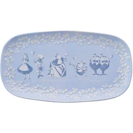 Widdop and Co Disney – Alice im Wunderland – Keramik-Servierteller – Alice, verrückter Hutmacher, weißer Hase und rote Königin – Dekoration und Haushaltswaren für Gartenparty Servieren & Essen (H x B x T) 3 x 30 x