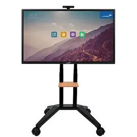 Legamaster MOTION MS-12S Rollstativ mit elektrischer Höhenverstellung, max. 98 Zoll, Starr, Schwarz