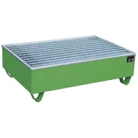 Bauer Südlohn Auffangwanne AW-2/PE, lackiert, Resedagrün