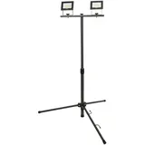 UniTec LED Strahler mit Stativ 2 x 14 W 1700 lm anthrazit